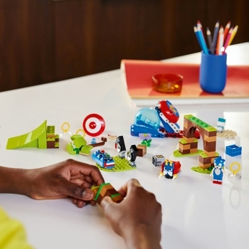 Конструктор LEGO Sonic the Hedgehog Змагання швидкісної сфери Соніка, 292 деталей (76990) - Pampik - 9