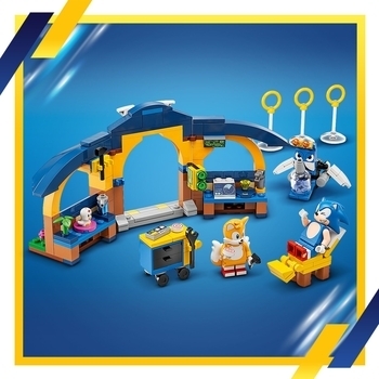 Конструктор LEGO Sonic the Hedgehog Майстерня Тейлз та літак Торнадо, 376 деталей (76991) - Pampik - 5