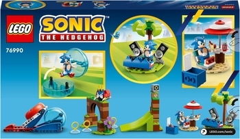 Конструктор LEGO Sonic the Hedgehog Змагання швидкісної сфери Соніка, 292 деталей (76990) - Pampik - 3