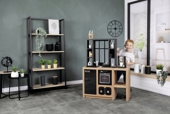 Інтерактивна кухня Smoby Лофт з кавоваркою, аксесуарами та звуковим ефектом (312600) - Pampik - 7