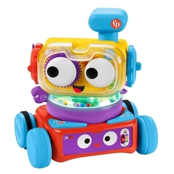 Інтерактивна іграшка Fisher-Price Робот 4-в-1, багатомовний (HHJ42) - Pampik - 2