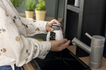 Інтерактивна кухня Smoby Лофт з кавоваркою, аксесуарами та звуковим ефектом (312600) - Pampik - 14