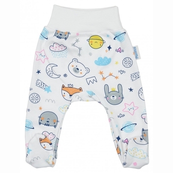 Повзунки Twins, інтерлок, р.52, print, білий з принтом (W-150-TI-52-20) - Pampik