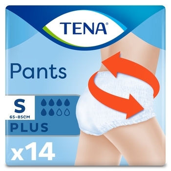 Трусы-подгузники для взрослых Tena Pants Plus S, 14 шт. - Pampik