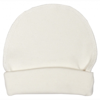 Шапочка Twins Ego для новонароджених, кашкорсе, 0-6 міс., ecru, світло-бежевий (W126-ШTE-202) - Pampik