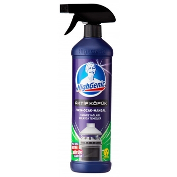 Спрей піна HighGenic для чищення духовки плити гриля та витяжки, 750 мл - Pampik