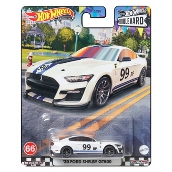 Колекційна модель машинки Hot Wheels '20 Ford Shelby GT500 серії "Преміальні автівки" (GJT68/HKF14) - Pampik - 3