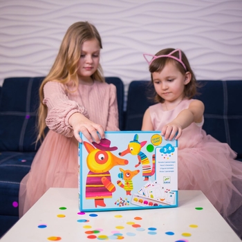 Набор для раскрашивания Djeco Семейка лисиц - Pampik - 8