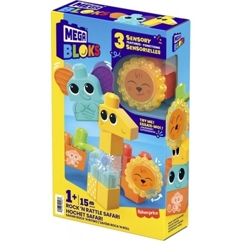 Конструктор Mega Bloks Друзі з Африки, зі звуковими ефектами, 15 ел. (HKN42) - Pampik - 6