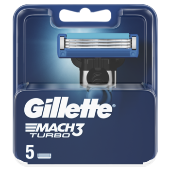 Сменные картриджи для бритья Gillette Mach3 Turbo, 4 шт. - Pampik - 2