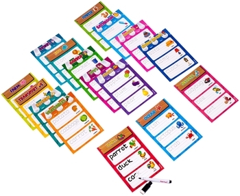 Игра развивающая Vladi Toys Академия развития, Пиши и вытирай. Первые английские слова, укр. (VT5010-24) - Pampik - 2