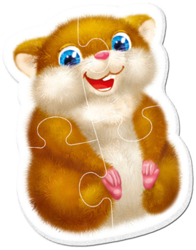 Бебі пазли на магніті Vladi Toys Малюк зможе Пушистики, 8 елементів (VT3208-18) - Pampik - 3