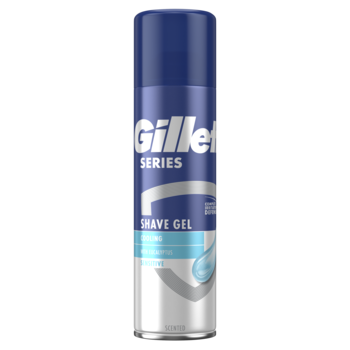 Гель для гоління Gillette Series Охолоджуючий з евкаліптом, 200 мл - Pampik