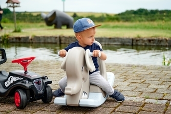 Качалка BIG Слоненок, 85x34x50 см, серый (56787) - Pampik - 9