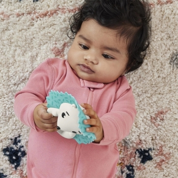 Погремушка-прорезыватель Fisher-Price Зверюшка Ёжик (HJW11-2) - Pampik - 5