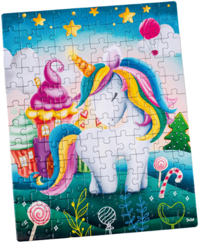 Пазли De.tail Маленький милий єдиноріг, 120 елементів (DT100-07) - Pampik - 2