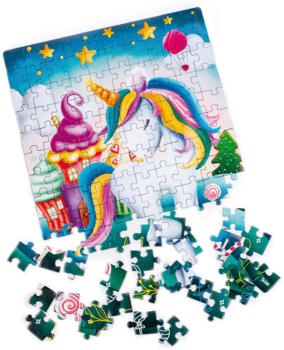 Пазли De.tail Маленький милий єдиноріг, 120 елементів (DT100-07) - Pampik - 3