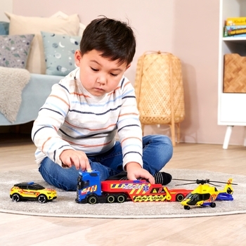 Ігровий набір Dickie Toys Транспортер рятувальних служб, зі звуком та світлом, 40 см (3717005) - Pampik - 12