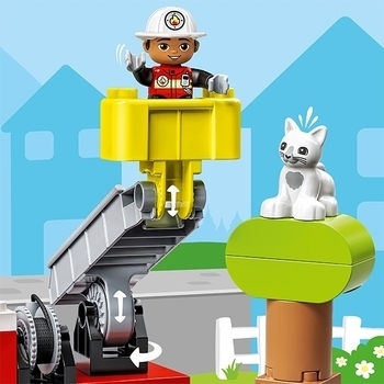 Конструктор LEGO DUPLO Пожежна машина, 21 деталей (10969) - Pampik - 6