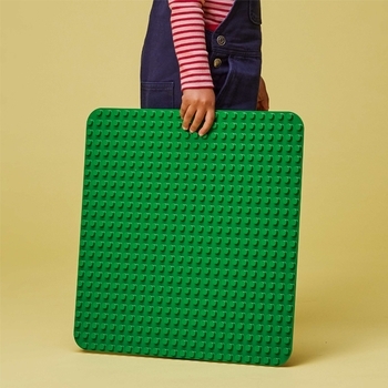 Конструктор LEGO DUPLO Classic® Зелена будівельна пластина, 1 деталь (10980) - Pampik - 5