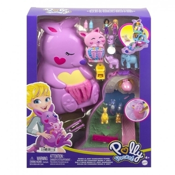 Ігровий набір Polly Pocket "Веселі пригоди з кенгуру" (HKV50) - Pampik