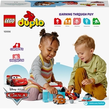 Конструктор LEGO DUPLO Розваги Блискавки МакКвіна та Сирника на автомийці, 29 деталей (10996) - Pampik - 3