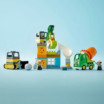 Конструктор LEGO DUPLO Будівельний майданчик, 61 деталь (10990) - Pampik - 9