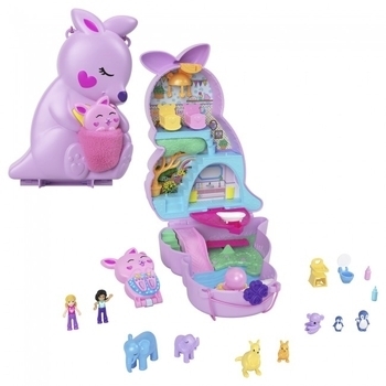 Ігровий набір Polly Pocket "Веселі пригоди з кенгуру" (HKV50) - Pampik - 6