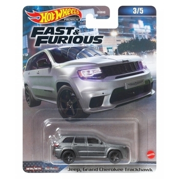 Колекційна модель Hot Wheels машинки Jeep Grand Cherokee Trackhawk серії "Форсаж", 1:64 (HNW46/HNW48) - Pampik - 3