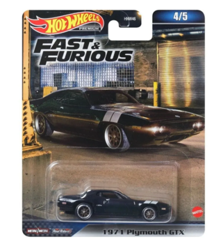 Колекційна модель Hot Wheels машинки1971 Plymouth GTX серії "Форсаж", 1:64 (HNW46/HNW55) - Pampik - 4