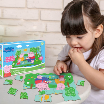 Набор магнитов Magdum Свинка Пеппа Пикник, 35 шт. (МЕ 5031-08) - Pampik - 6