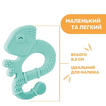 Прорезыватель для зубов Chicco Игуана, голубой (28110.20) - Pampik - 4