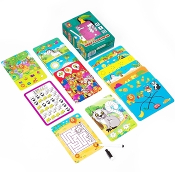 Игра настольная Vladi Toys Пиши и вытирай Зоопарк (VT5010-20) - Pampik - 2