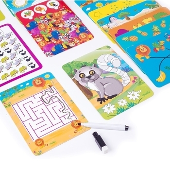 Игра настольная Vladi Toys Пиши и вытирай Зоопарк (VT5010-20) - Pampik - 5