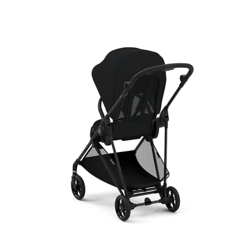 Прогулянкова коляска Cybex Melio Carbon Moon Black, чорний (522002639) - Pampik - 3