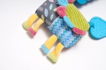 Брязкальце м'яке KS Kids з прорізувачем Жираф (KA10810-HC) - Pampik - 6