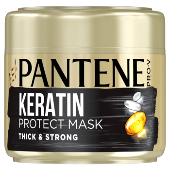 Маска для волосся з кератином Pantene Pro-V Густе та міцне, 300 мл - Pampik
