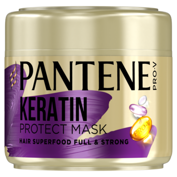 Маска для волос с кератином Pantene Pro-V Питательный коктейль, 300 мл - Pampik