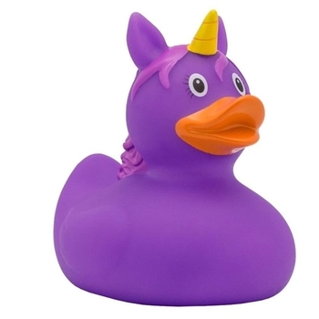 Утка Funny Ducks Единорог, фиолетовый (L2090) - Pampik - 3