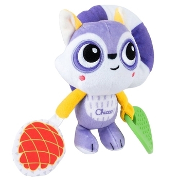 М'яка іграшка-брязкальце Chicco Єнот (11563.00) - Pampik - 2