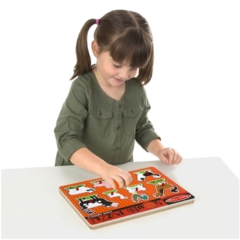 Звуковой пазл Melissa&Doug Животные на ферме (MD726) - Pampik - 4