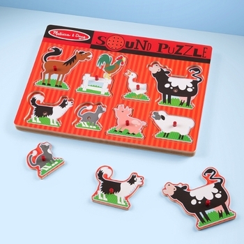 Звуковой пазл Melissa&Doug Животные на ферме (MD726) - Pampik - 3