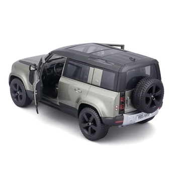 Автомодель Bburago Land Rover Defender 110 (2022), 1:24, зелений металік (18-21101) - Pampik - 4