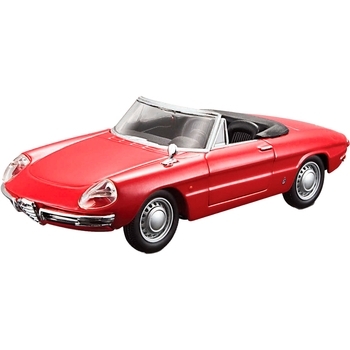 Автомодель Bburago Alfa Romeo Spider 1966, 1:32, красный (18-43047) - Pampik