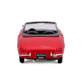 Автомодель Bburago Alfa Romeo Spider 1966, 1:32, красный (18-43047) - Pampik - 5
