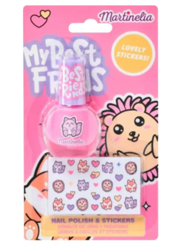 Набір лак та наклейки для нігтів Martinelia Мої найкращі друзі (11985) - Pampik - 2