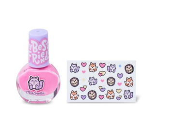 Набір лак та наклейки для нігтів Martinelia Мої найкращі друзі (11985) - Pampik