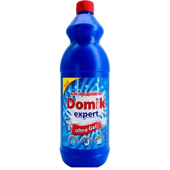 Гель отбеливатель Domik Expert Ultra Gel мягкий, 1000 мл - Pampik
