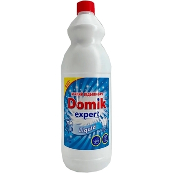 Отбеливатель Domik Expert Liquid мягкий, 1000 мл - Pampik