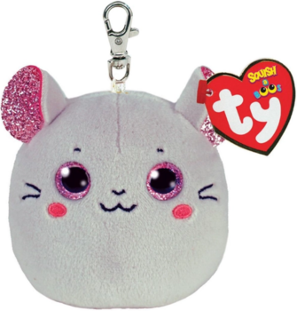 Мягкая игрушка TY Squish-A-Boos Мышка Catnip, 12 см (39570) - Pampik